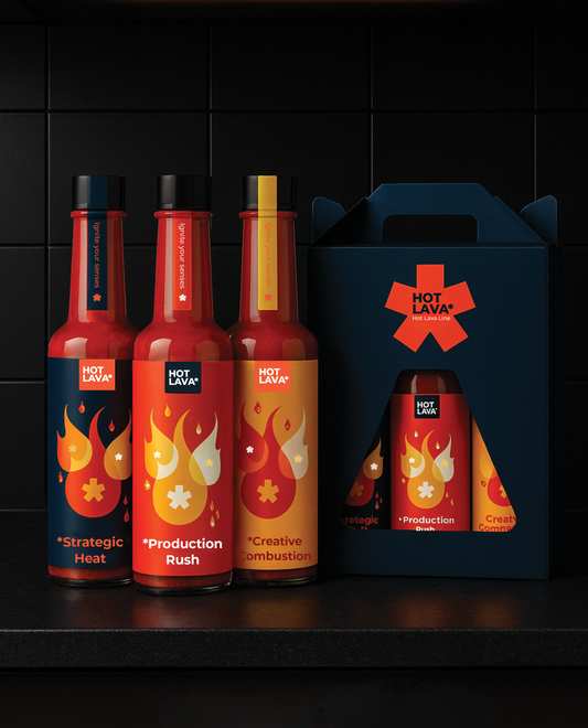 Hot Lava Trio Hot Sauce Box