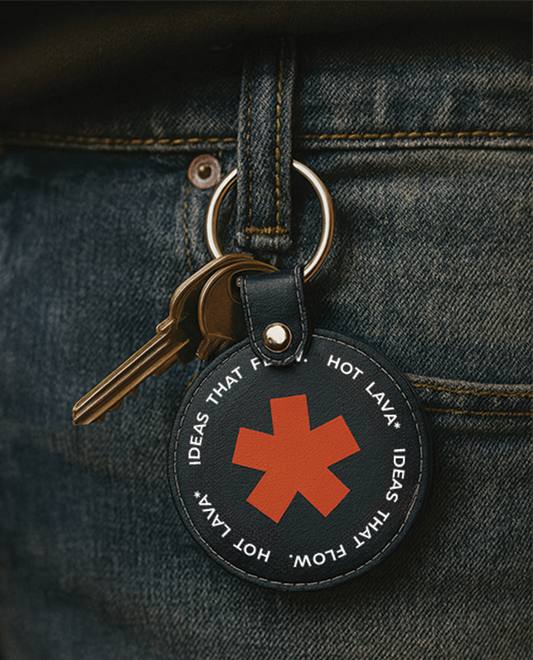 Hot Lava Keychain